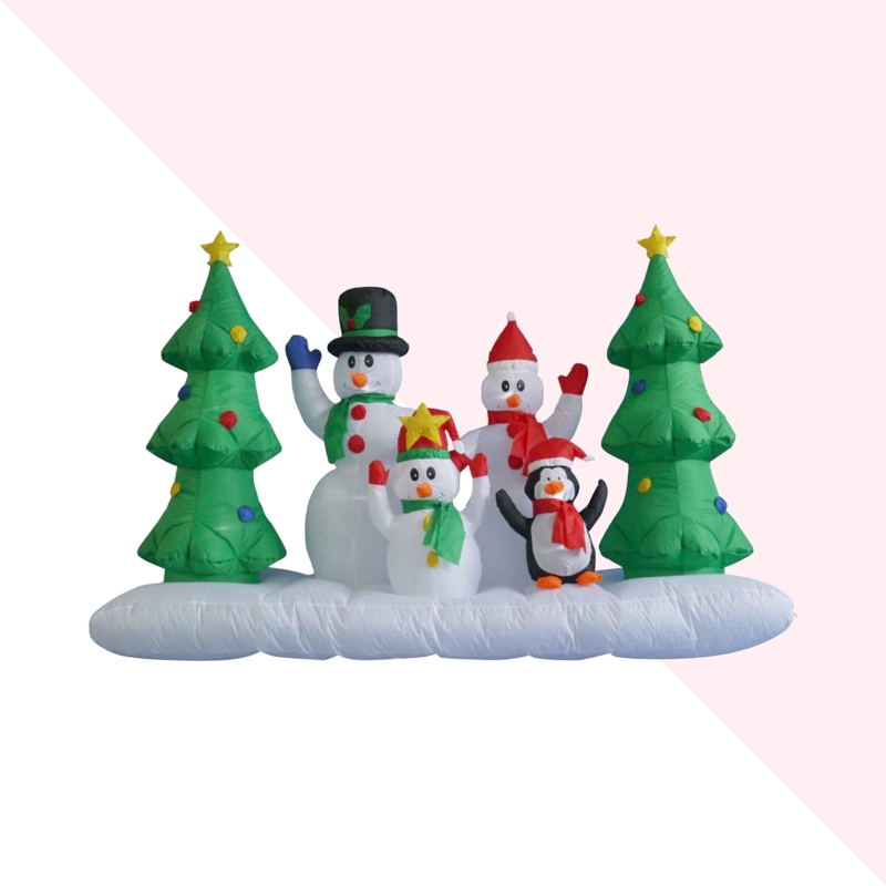 Snowman Family Inflatable