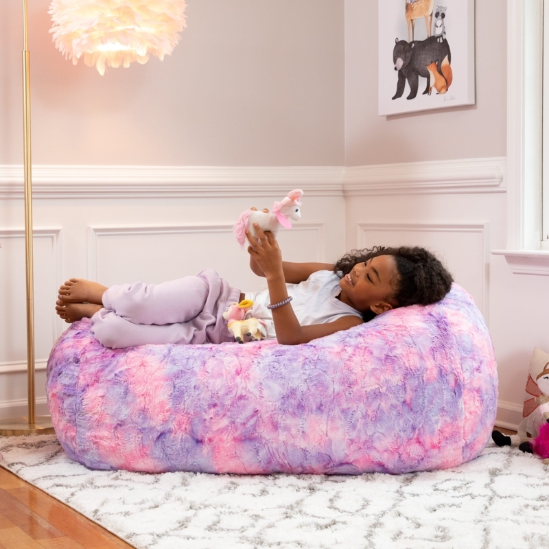 Sofa Saxx Bean Bag Lounger Chair, 4-Feet - Premium Luxe Fur