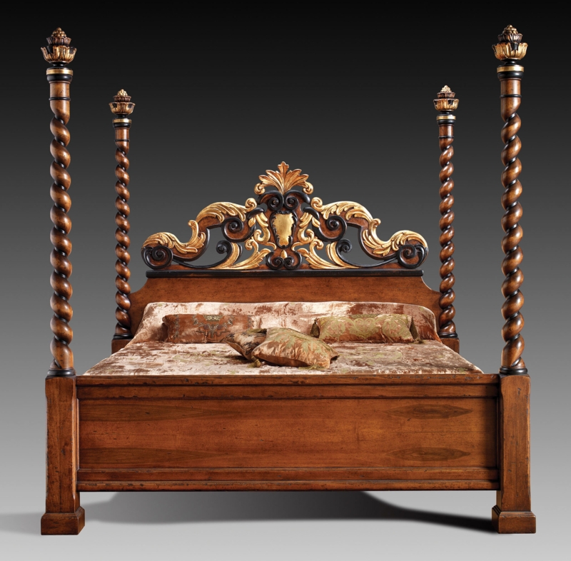 Solid Wood Four Poster Bed