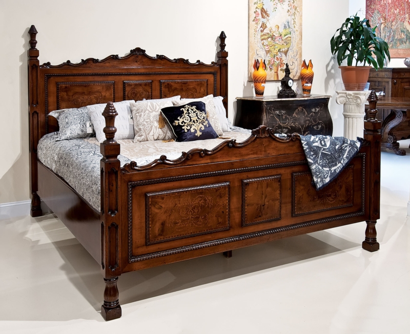 Solid Wood Four Poster Bed