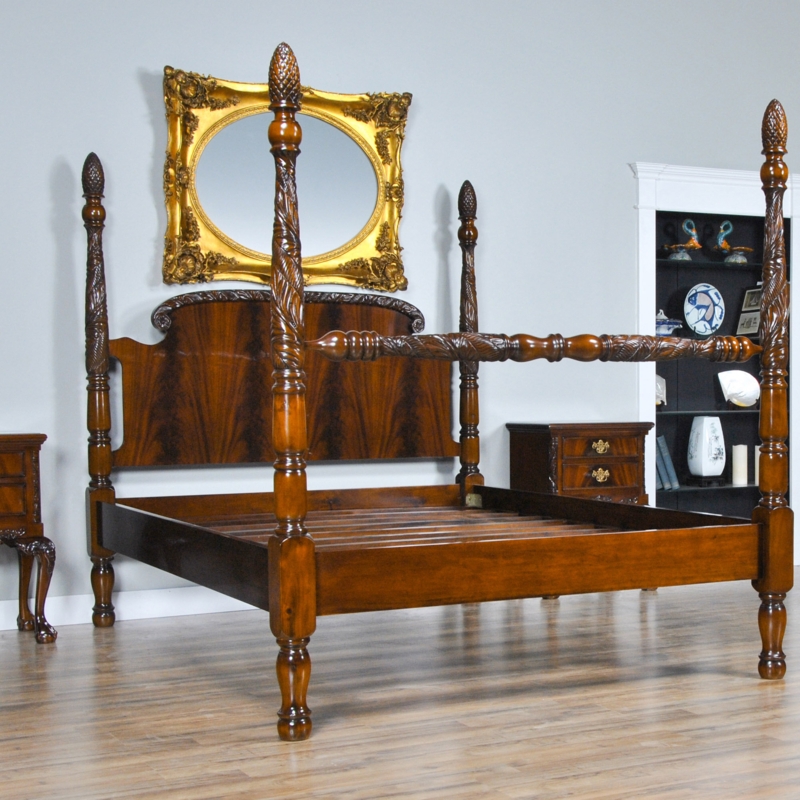 Solid Wood Four Poster Bed
