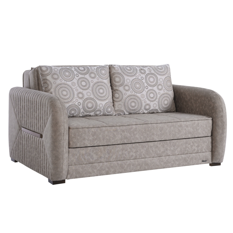Speedy 67 in. Fabric Upholstered 2-Seater 3-in-1 Sleeper Loveseat Sofa Bed with Storage