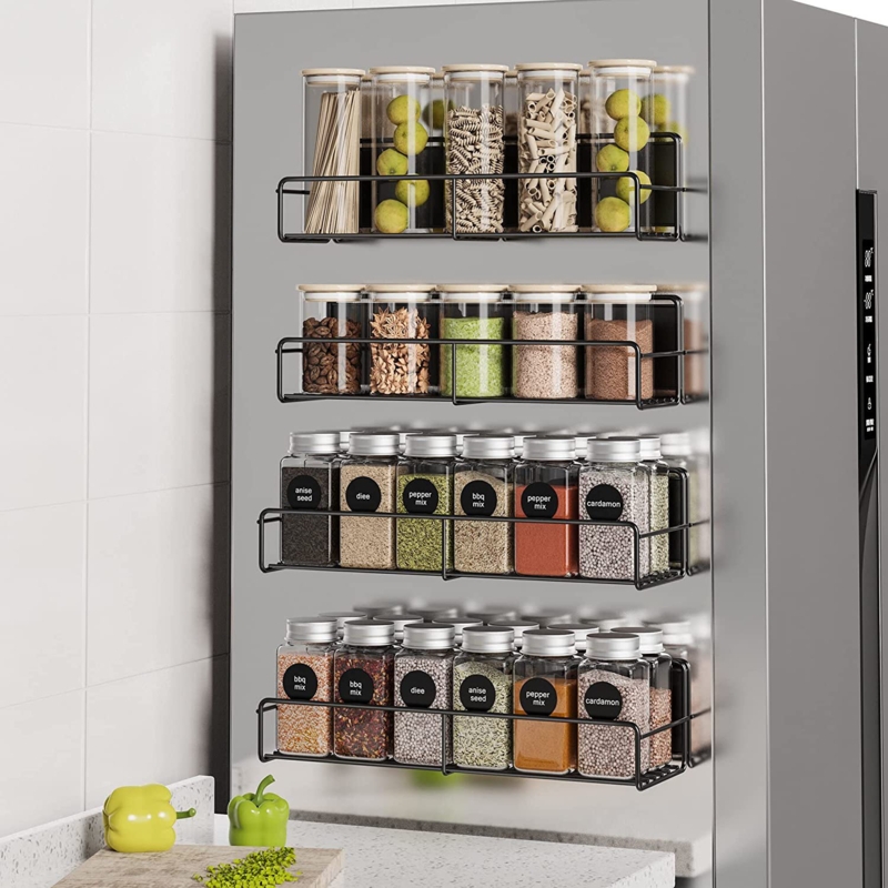 Spice Rack with Adjustable Racks