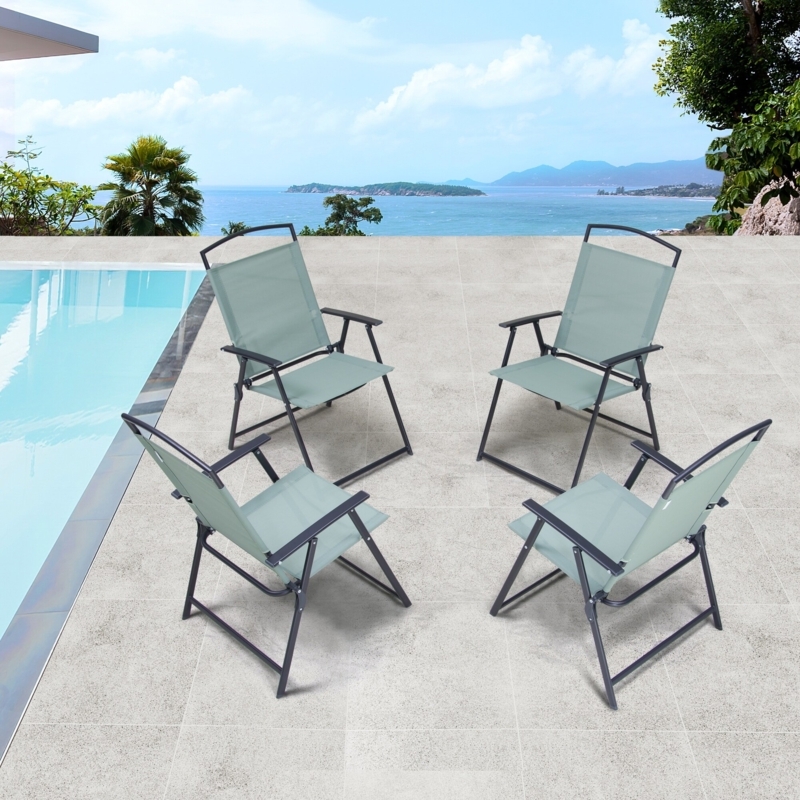 Spooner Outdoor Folding Dining Armchair