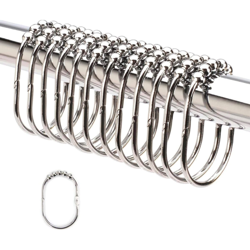 Stainless Steel Rust Resistant Shower Curtain Hook