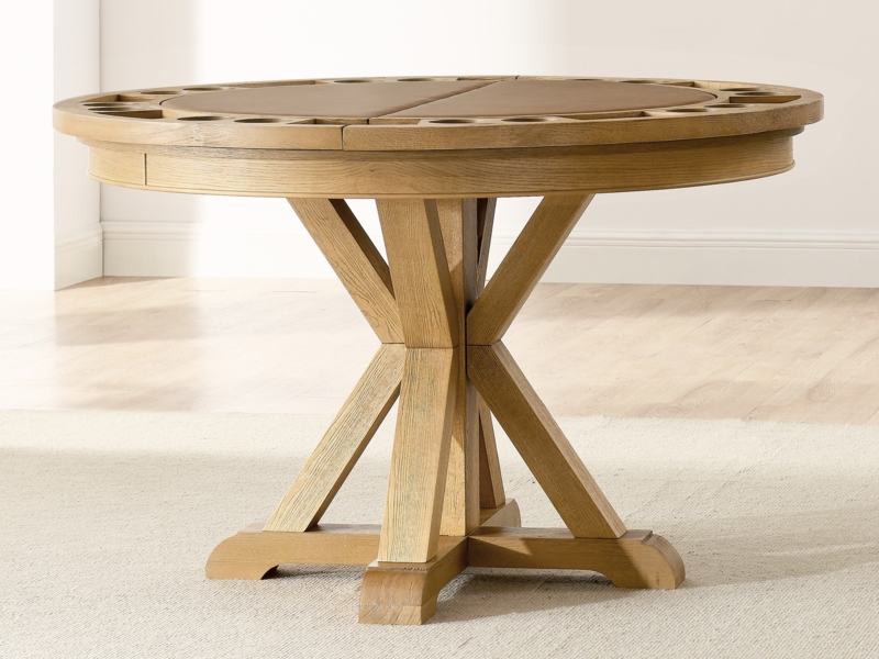 Steve Silver Furniture 50'' 8 - Player Foldable Poker Table