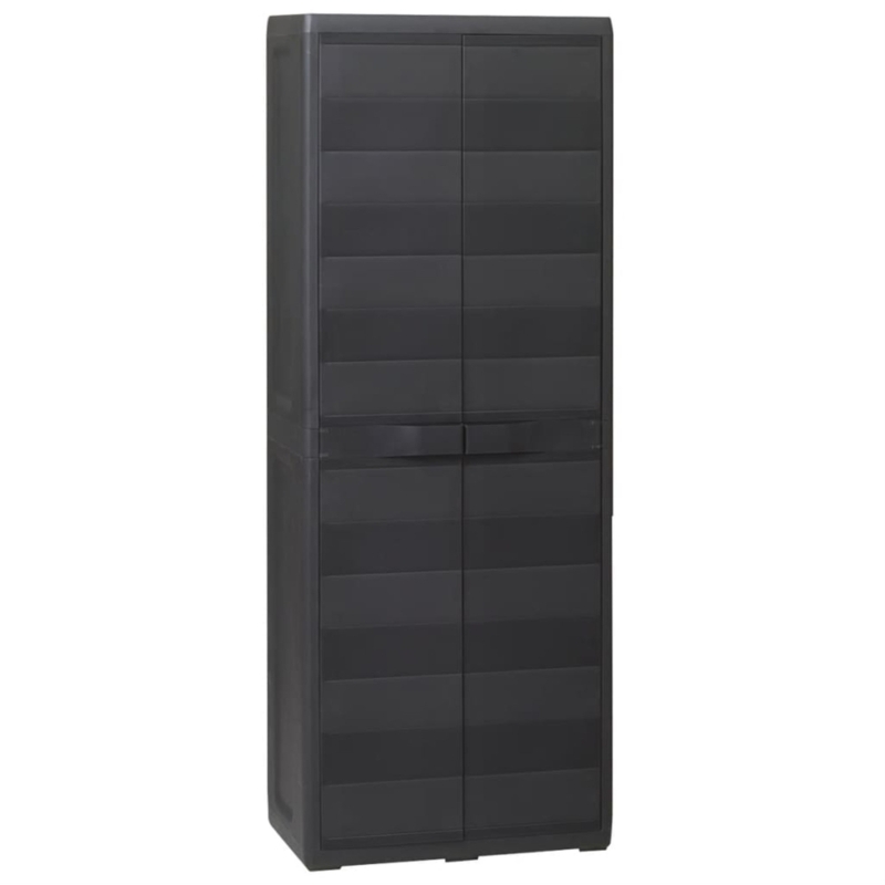 Storage Unit Outdoor Storage Cabinet Shed with Shelves for Patio Garden
