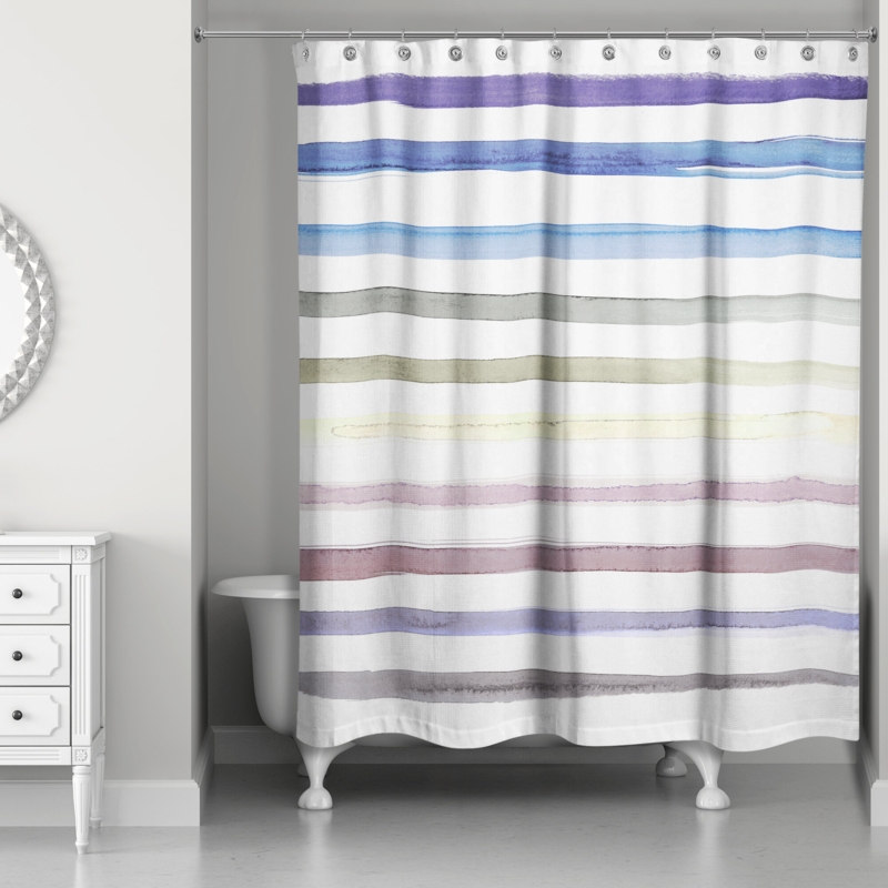 Striped Shower Curtain