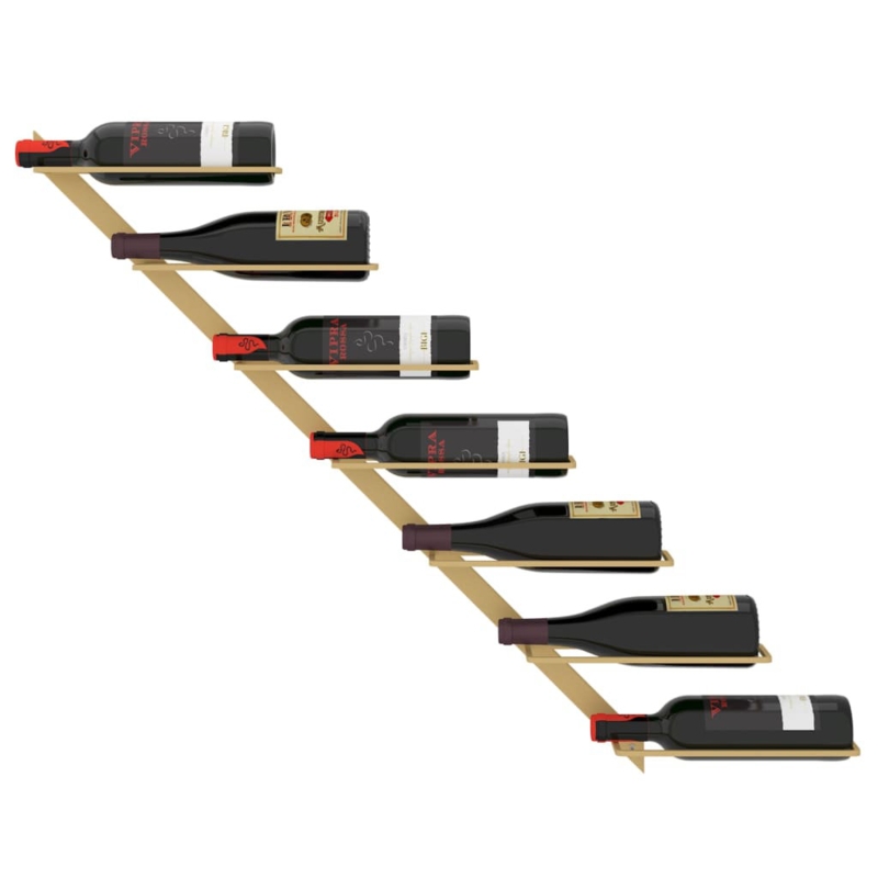 Tahlea 7 Bottle Wall Mounted Wine Bottle Rack