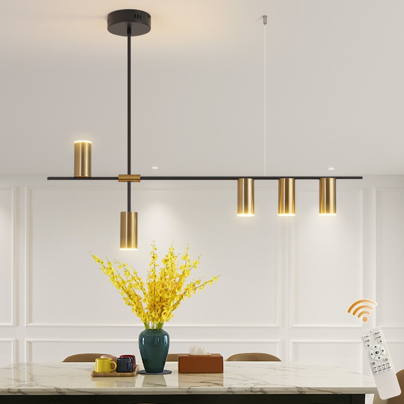 Tais 5 - Light Black LED Kitchen Island Pendant