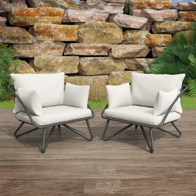 Teddi Patio Chair with Cushions