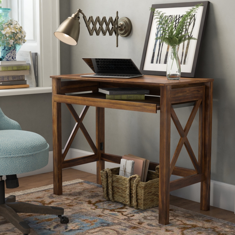 Thelen Solid Wood Top Writing Desk