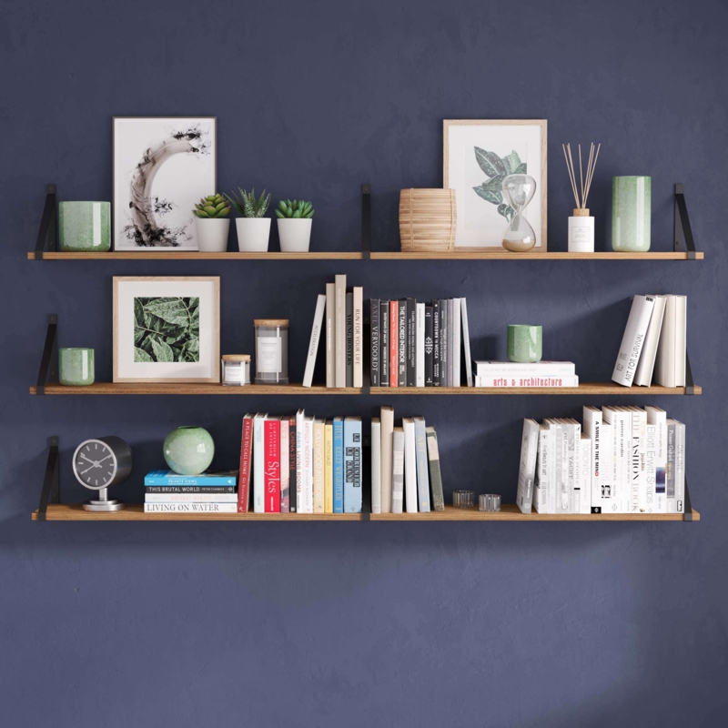 Tirik 3 Piece Paulownia Floating Shelf