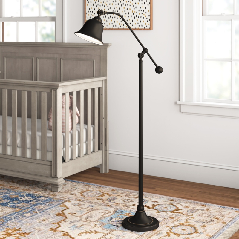 Totham Dark Bronze Task/Reading Floor Lamp
