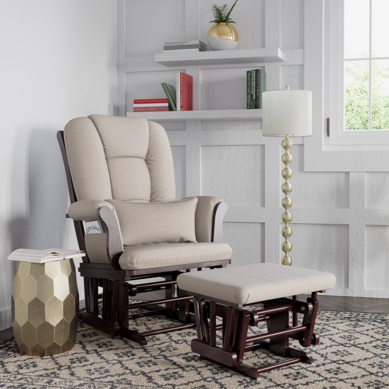 Tuscany Rocking Chair Glider with Ottoman