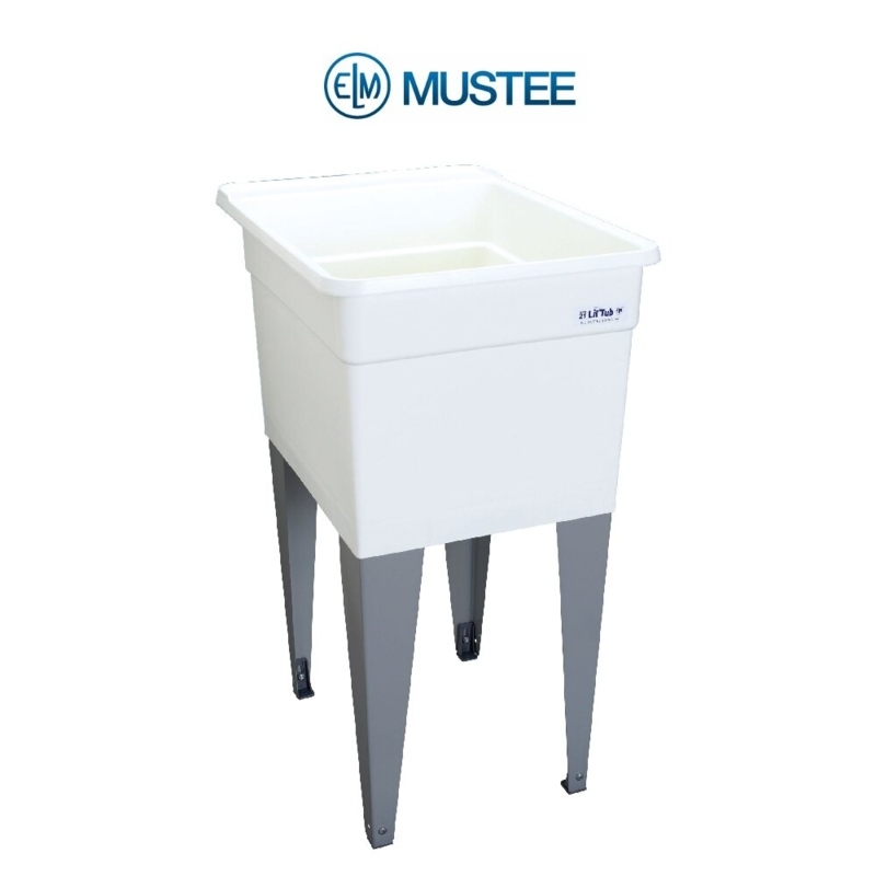 Utilatub 18" x 24" Free Standing Laundry Sink