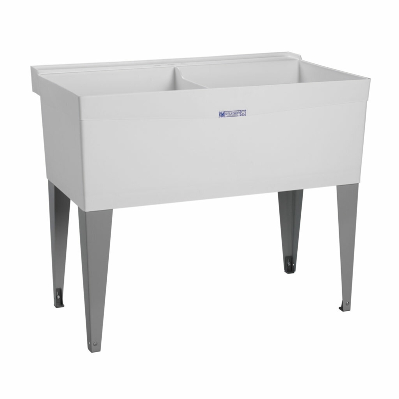 Utilatwin 40" x 24" Free Standing Laundry Sink