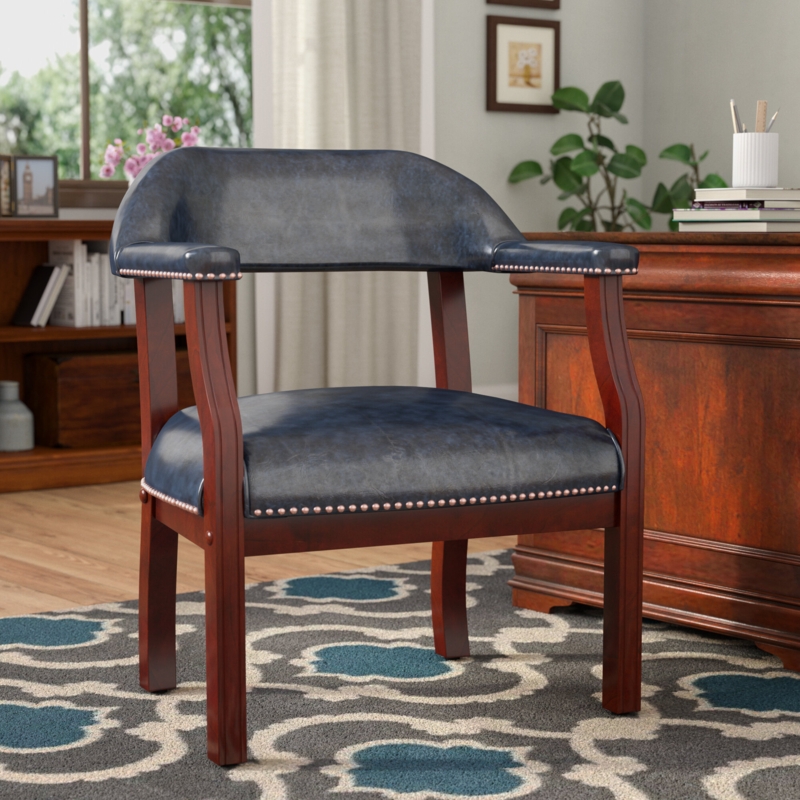 Veazey Waiting Room Chair with Wood Frame