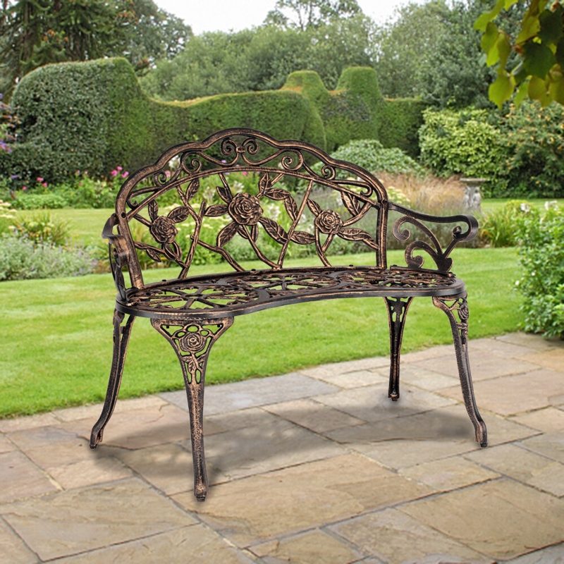Vedant Metal Outdoor Bench