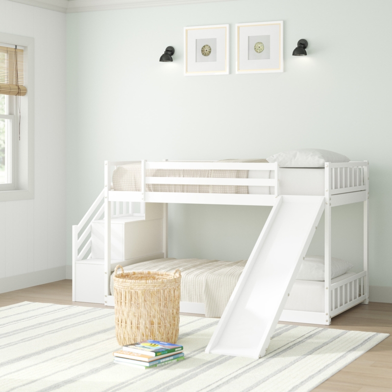 Ventura Kids Twin Over Twin Bunk Bed