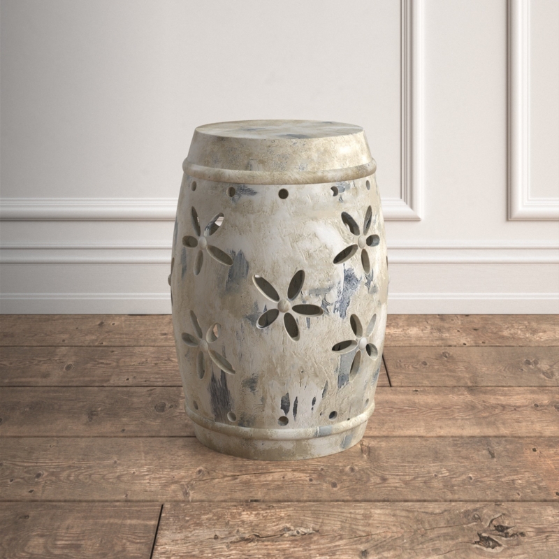 Vera Concrete Accent Stool