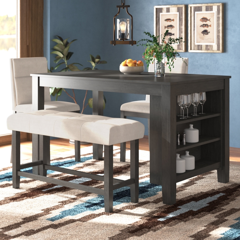 Waldo 4 - Person Counter Height Dining Set