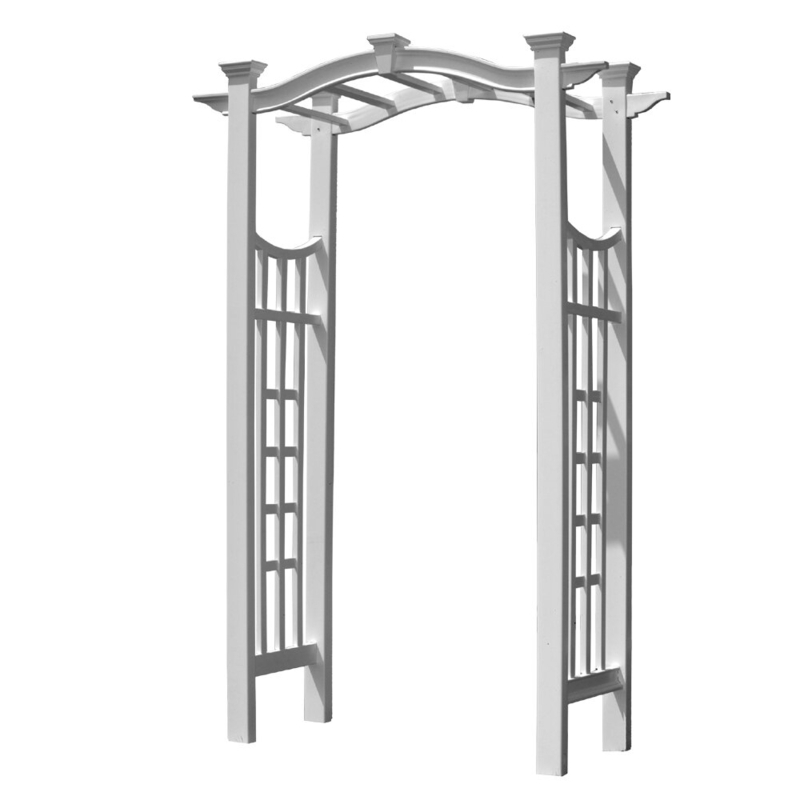 White Vinyl Arbor