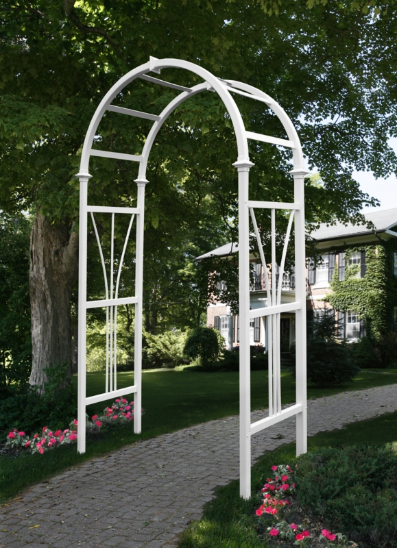 White Vinyl Arbor