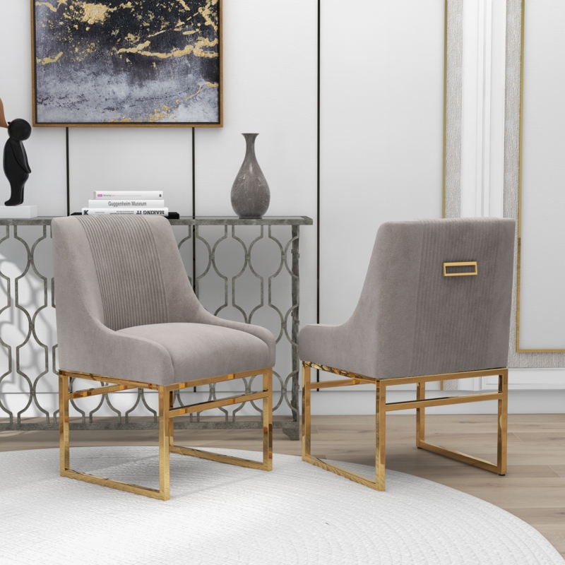 Zanthia Tufted Velvet Upholstered Side Chair