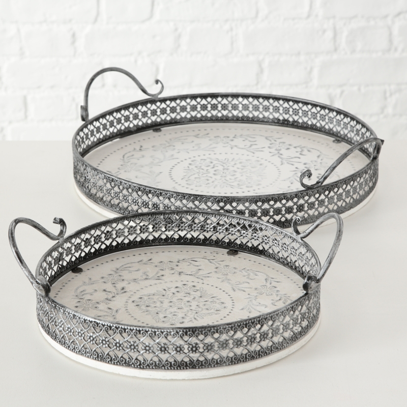 Zelda Metal Tray - Set of 2