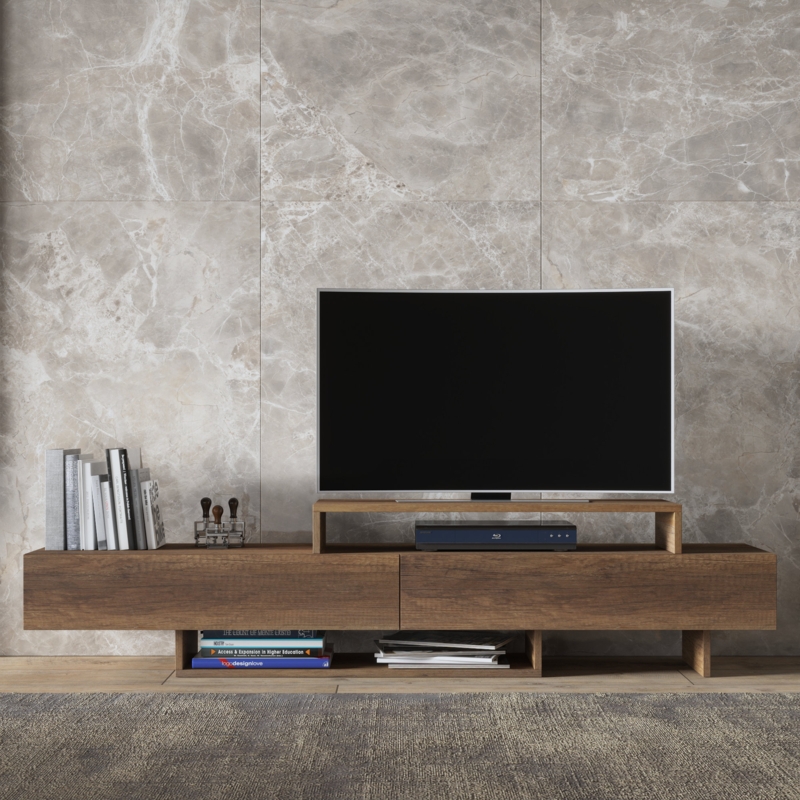 Zen Minimalist TV Stand Up to 65" TVs Modern Media Console