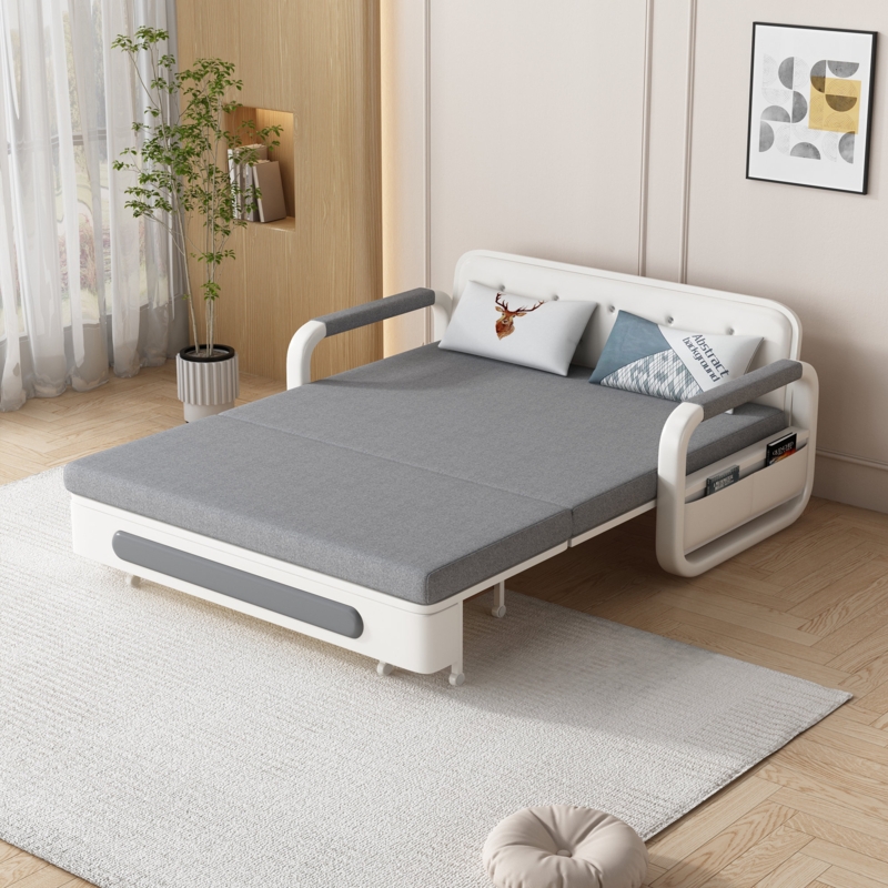 62.2'' Rolled Arm Sofa Bed