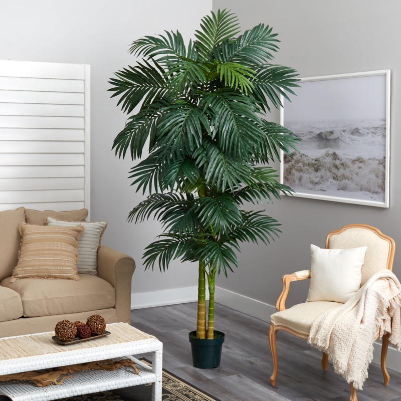 96'' Faux Palm Tree in Pot