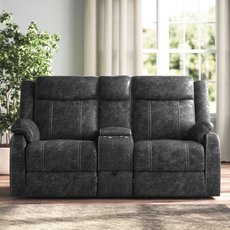 Affleck 69'' Upholstered Reclining Loveseat