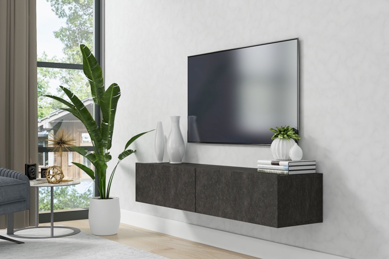Alesandrini 53" Floating TV Stand Up to 70" TV's Wall Mounted Media Console