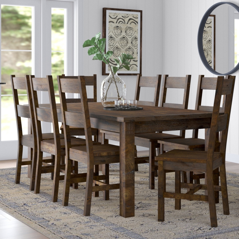 Aster Solid Wood Dining Set