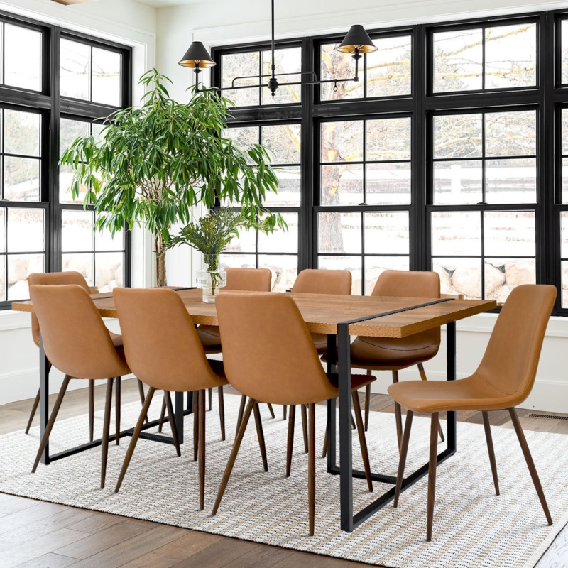 Bernabeu 79 Inch 8- Person Dining Table Sets