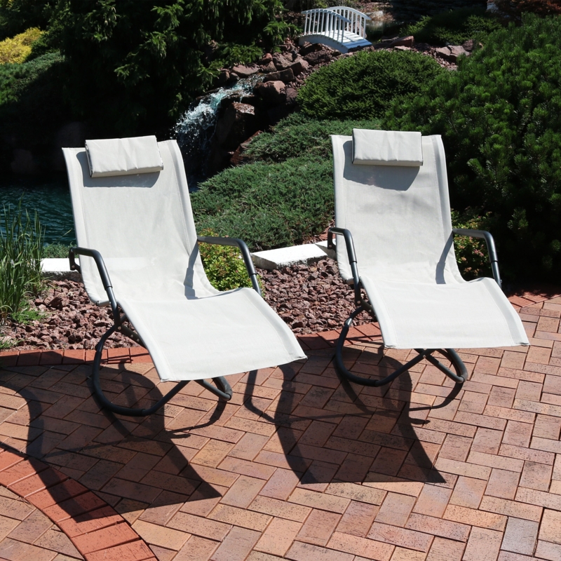 Chagford Steel Outdoor Rocker Chair (Set of 2)
