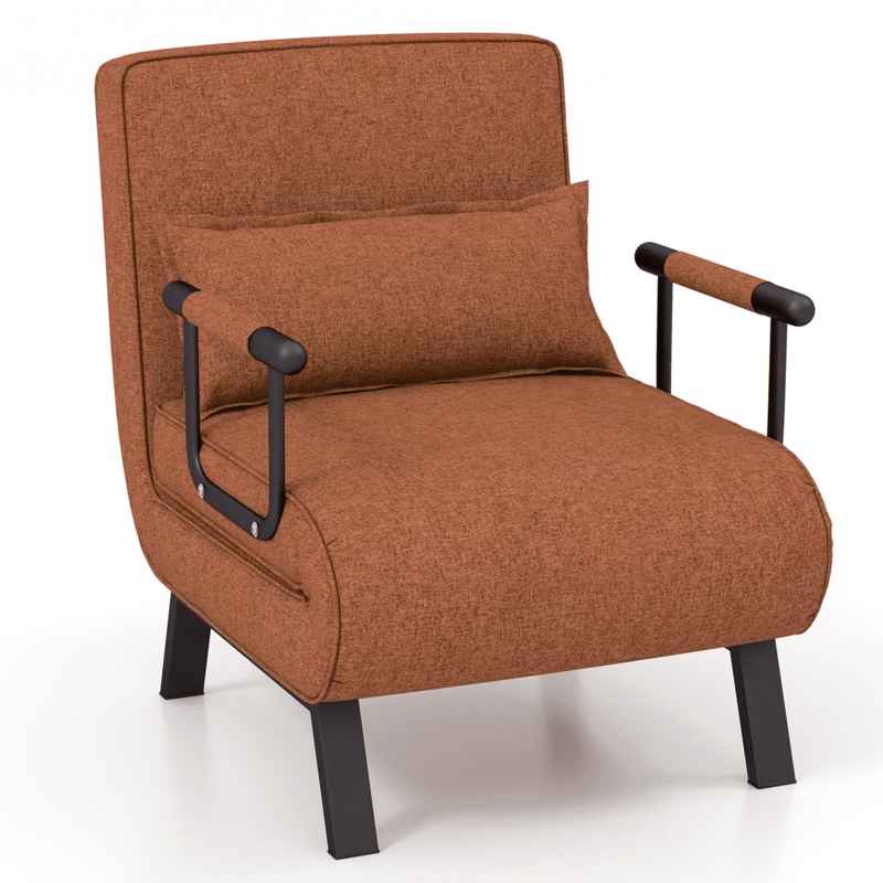 Daveah Twin or Smaller 23.5" Wide Tight Back Futon Chair