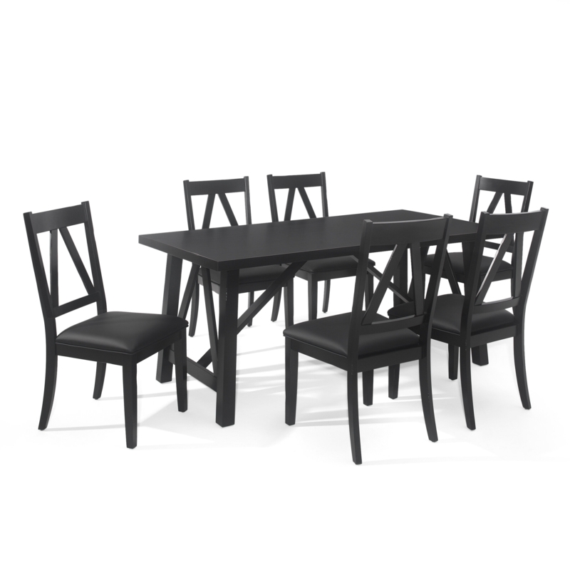 Ethyn 7 - Piece Trestle Dining Set