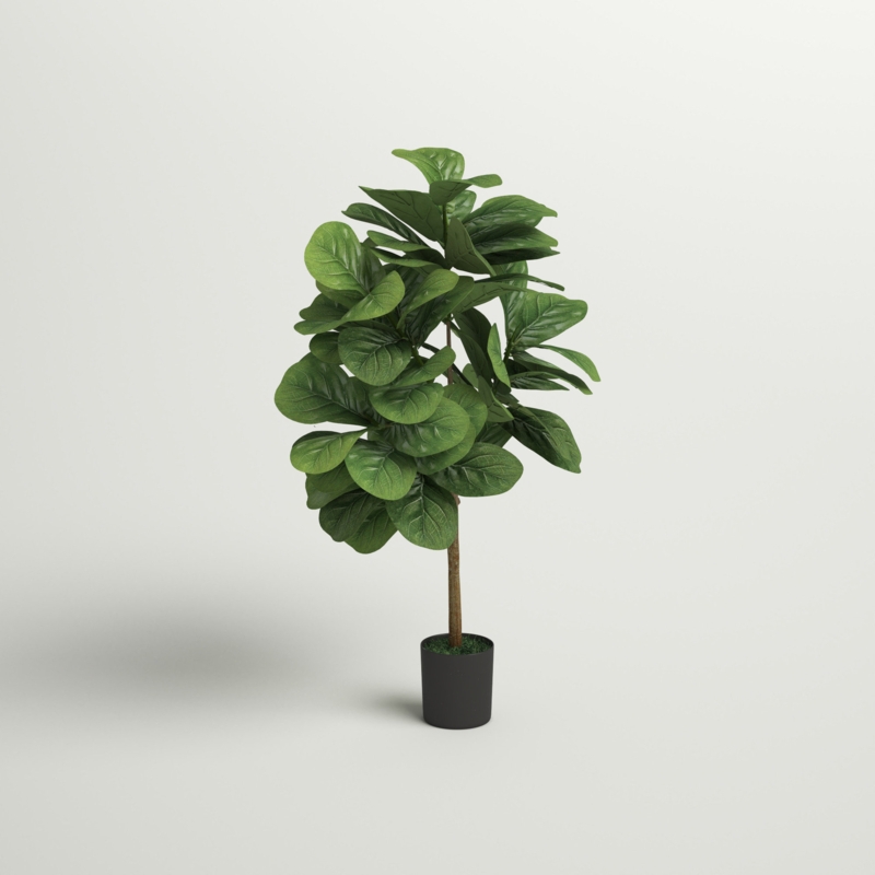 Faux Fiddle Leaf Fig Tree in Pot