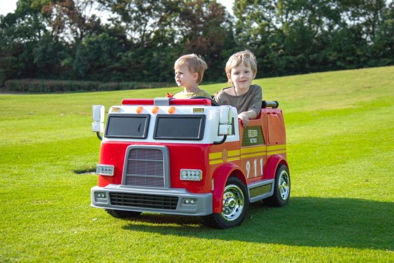 Freddo 24 Volt 2 Seater Police / Fire Department Battery Powered Ride On with Remote Control