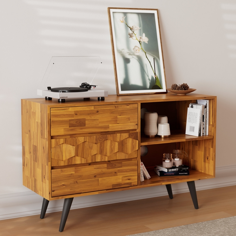 Georgina Solid Wood TV Stand for TVs up to 40"