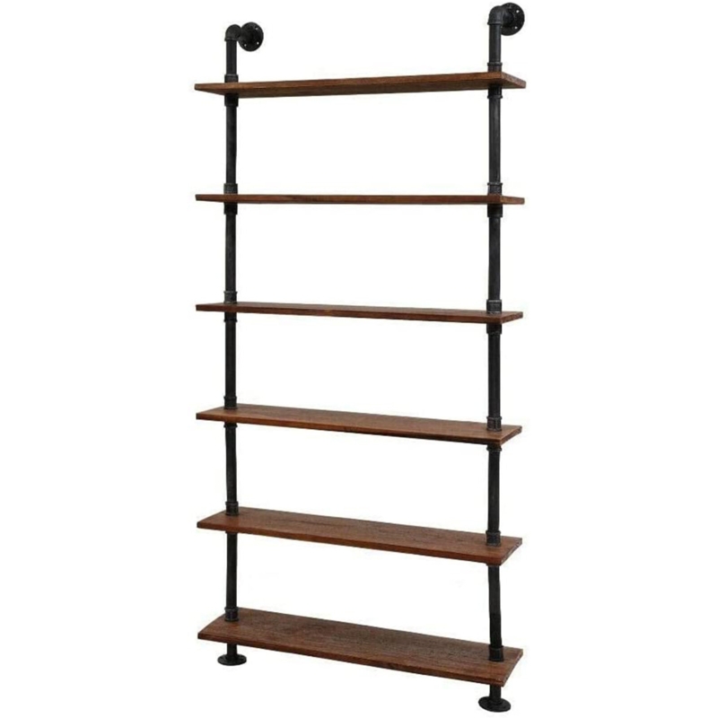 Gunas 6 Piece Pine Floating Shelf