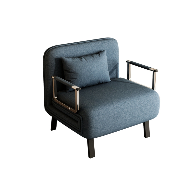 Jerrilynn 74.89'' Upholstered Cushioned Futon Chair