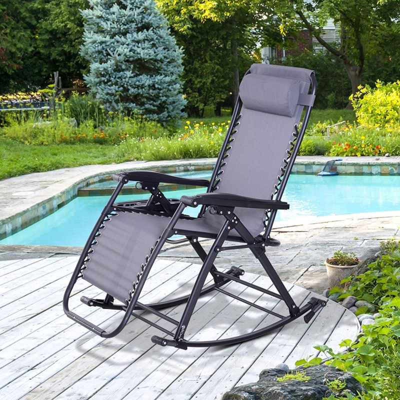 Lexi Steel Outdoor Rocker Chair