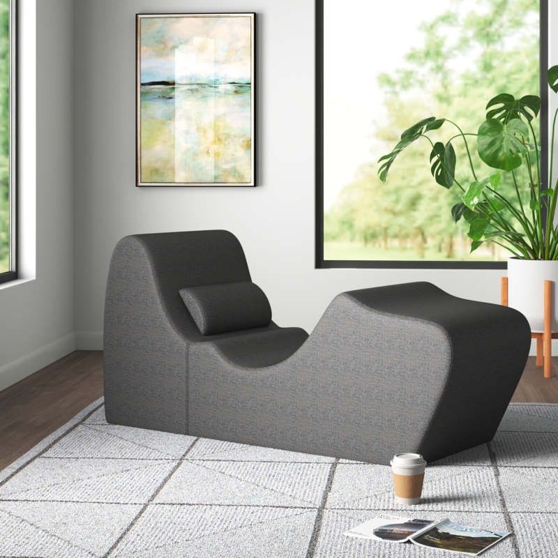 Lotus Reclining Foam Chaise Lounge