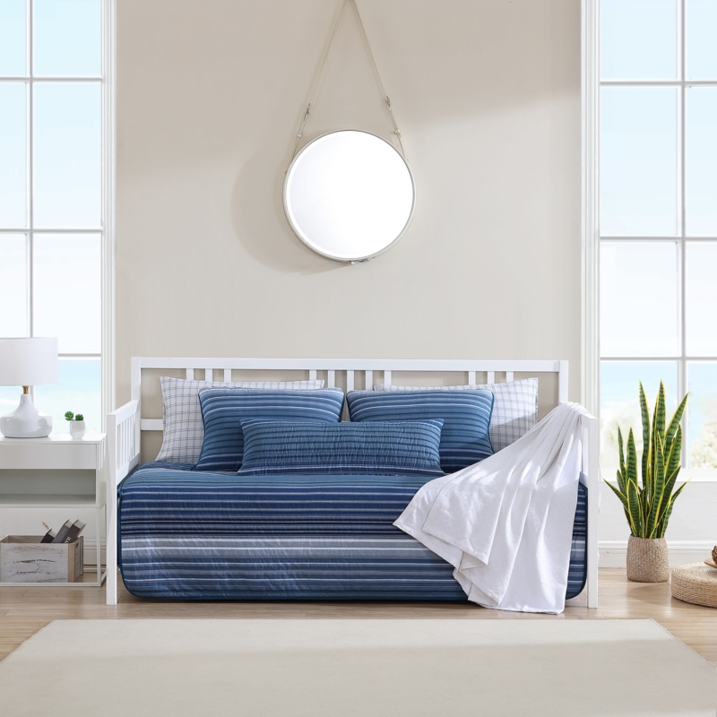 Nautica Coveside Cotton Blue 4 Piece Daybed Set