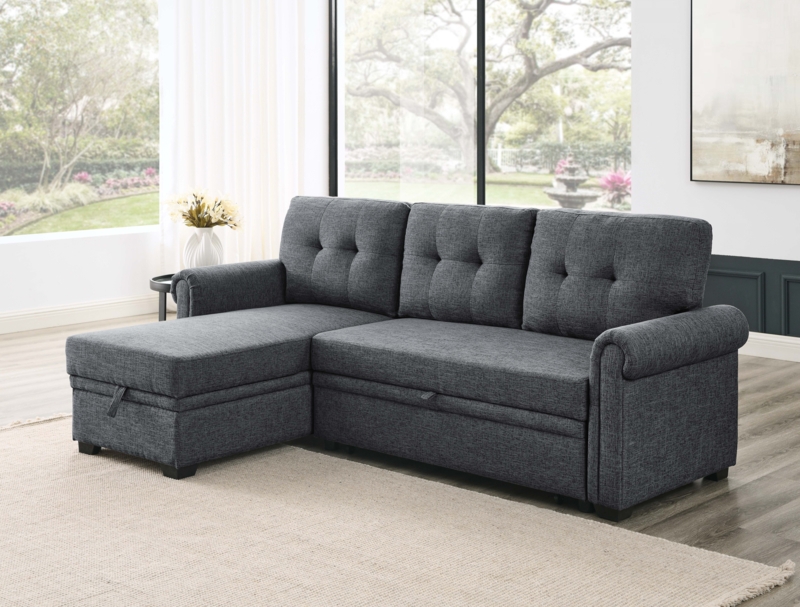 Rossignol 86'' Upholstered Sleeper Sofa