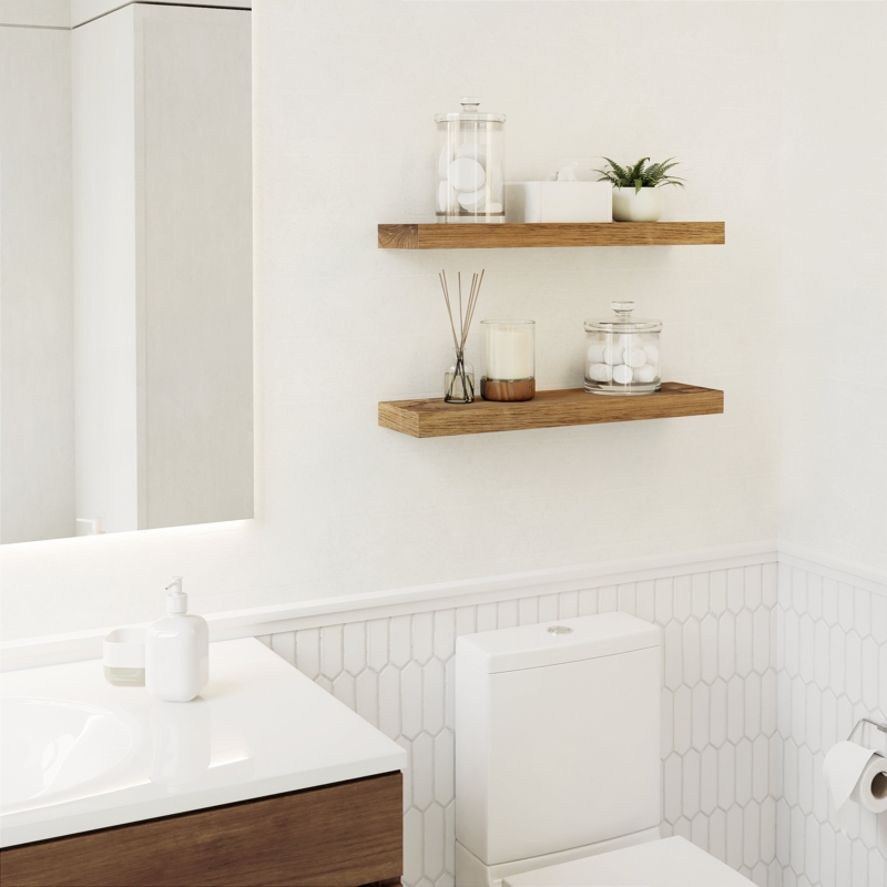 Sporgh 2 Piece Pine Floating Shelf